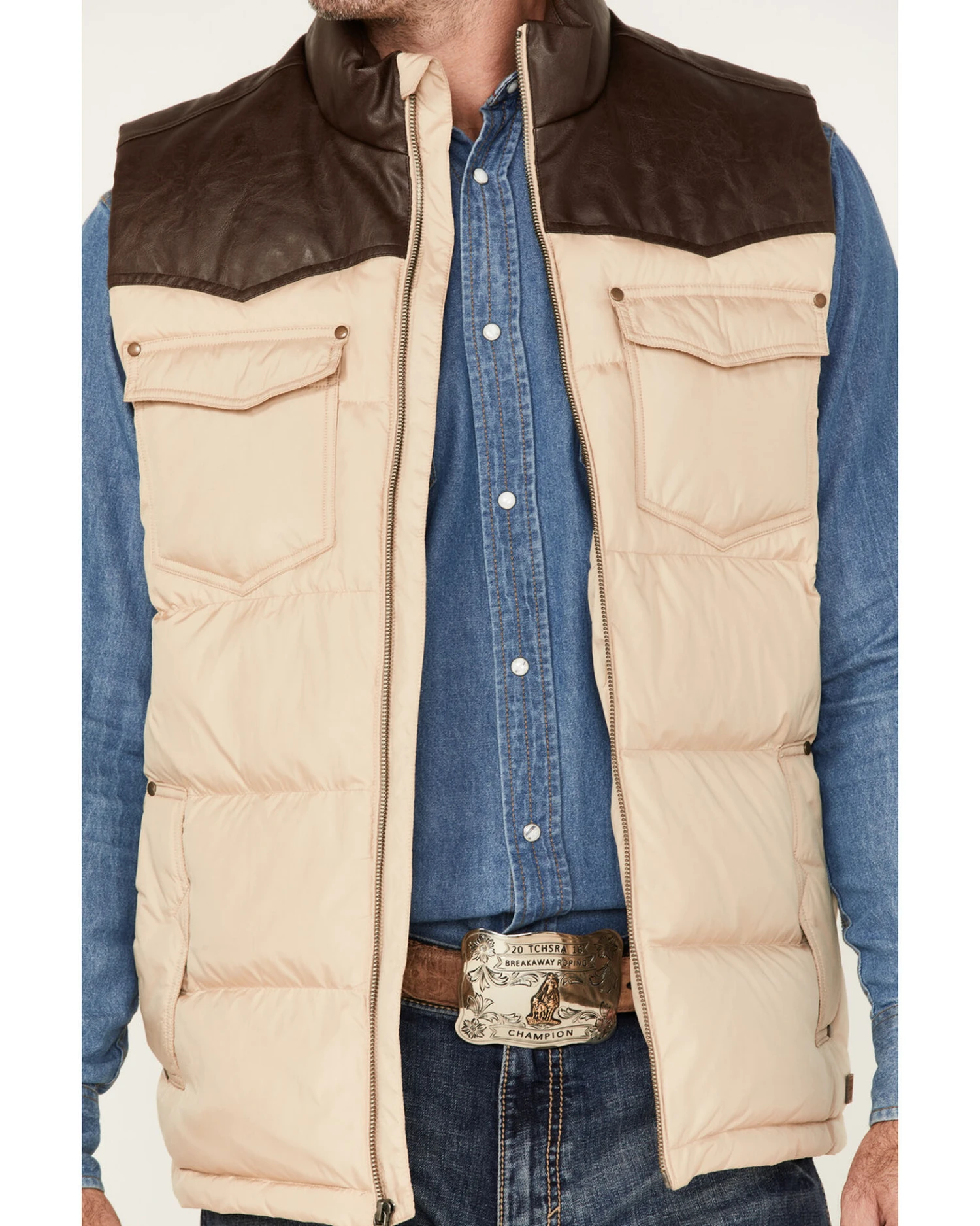 Cody James Men's William Puffer Vest - Image 3