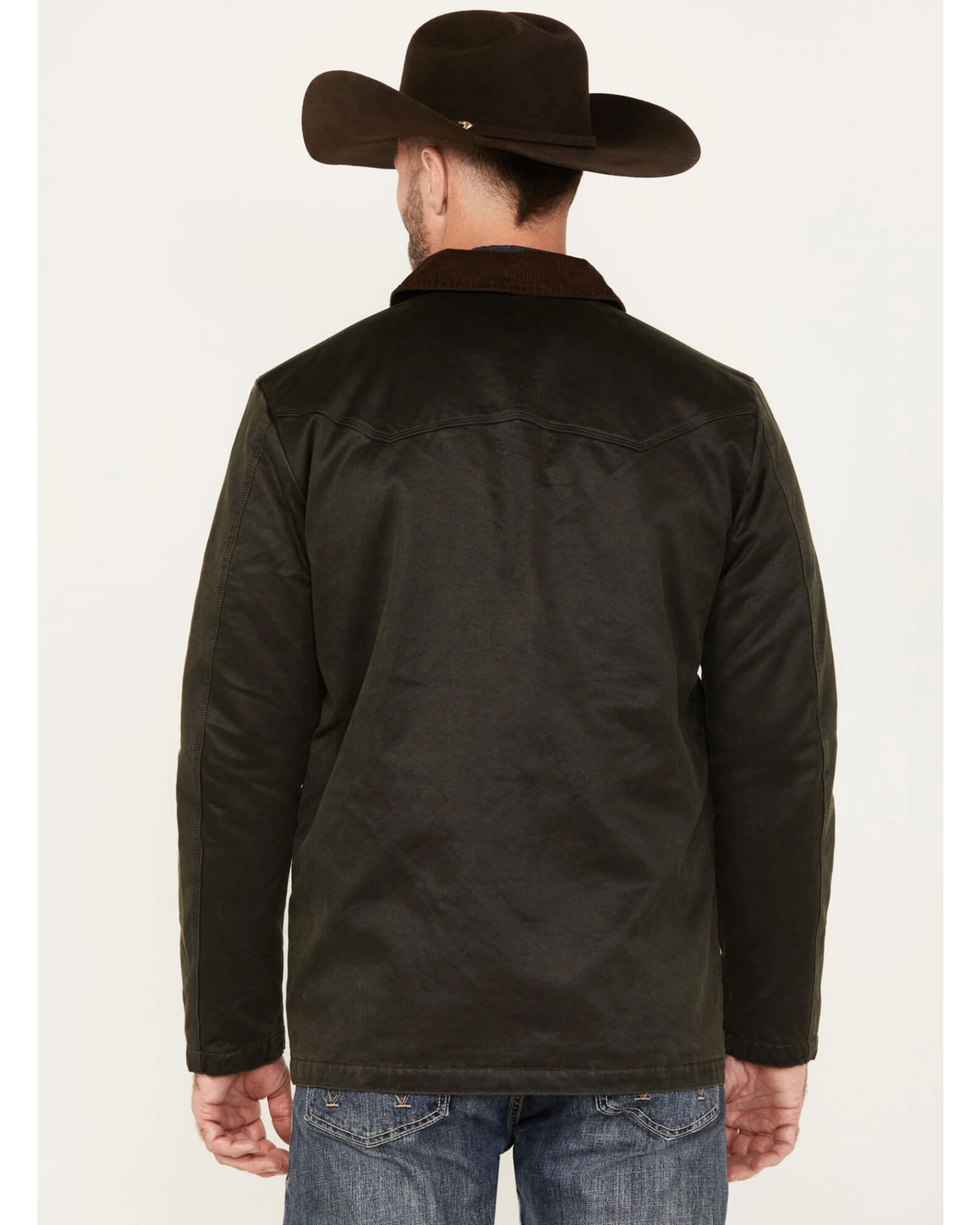 Cody James Men's Mansfield Oilskin Field Coat - Image 4