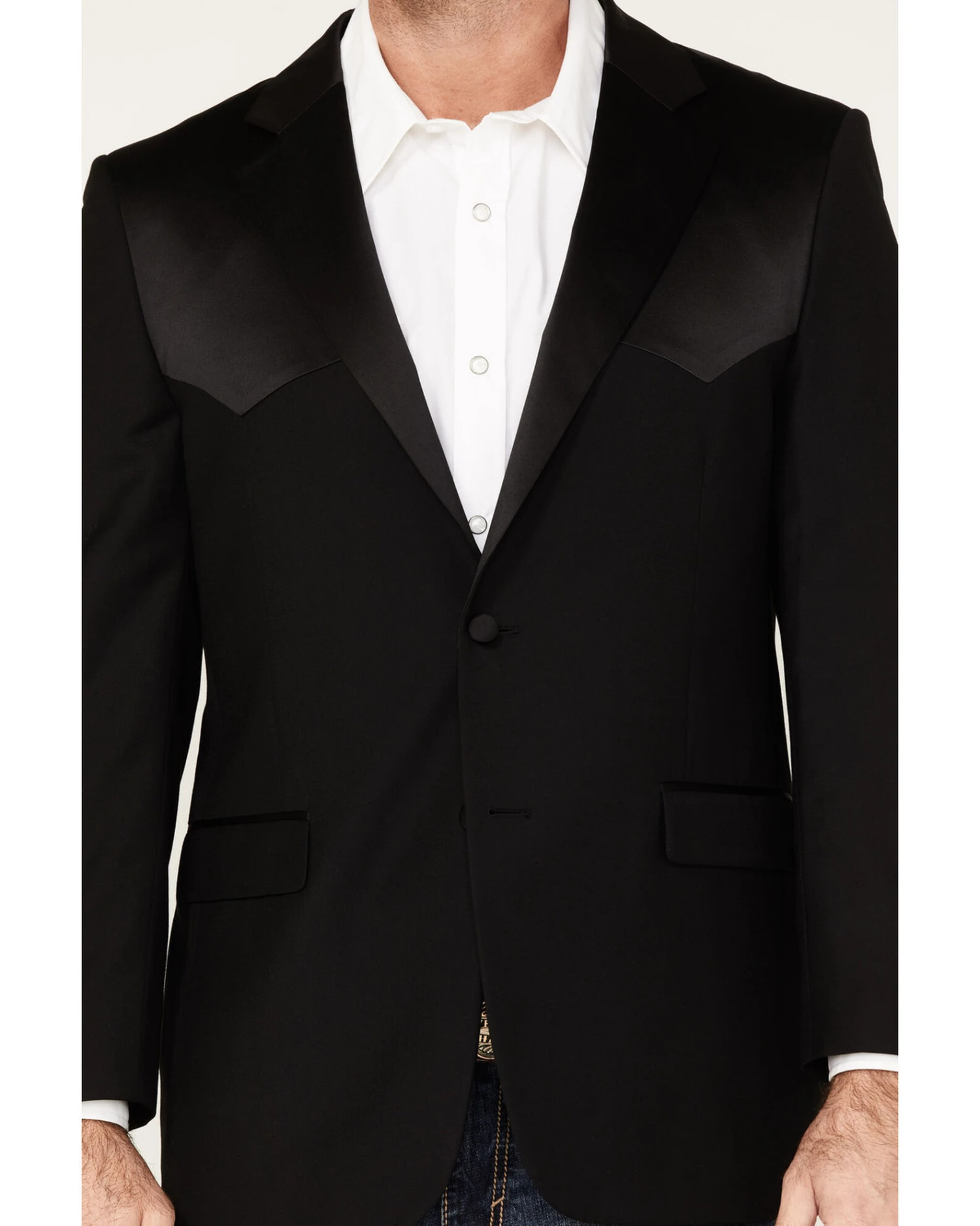 Cody James Men's Yellowstone Western Tux Paisley Lined Sportcoat - Image 3