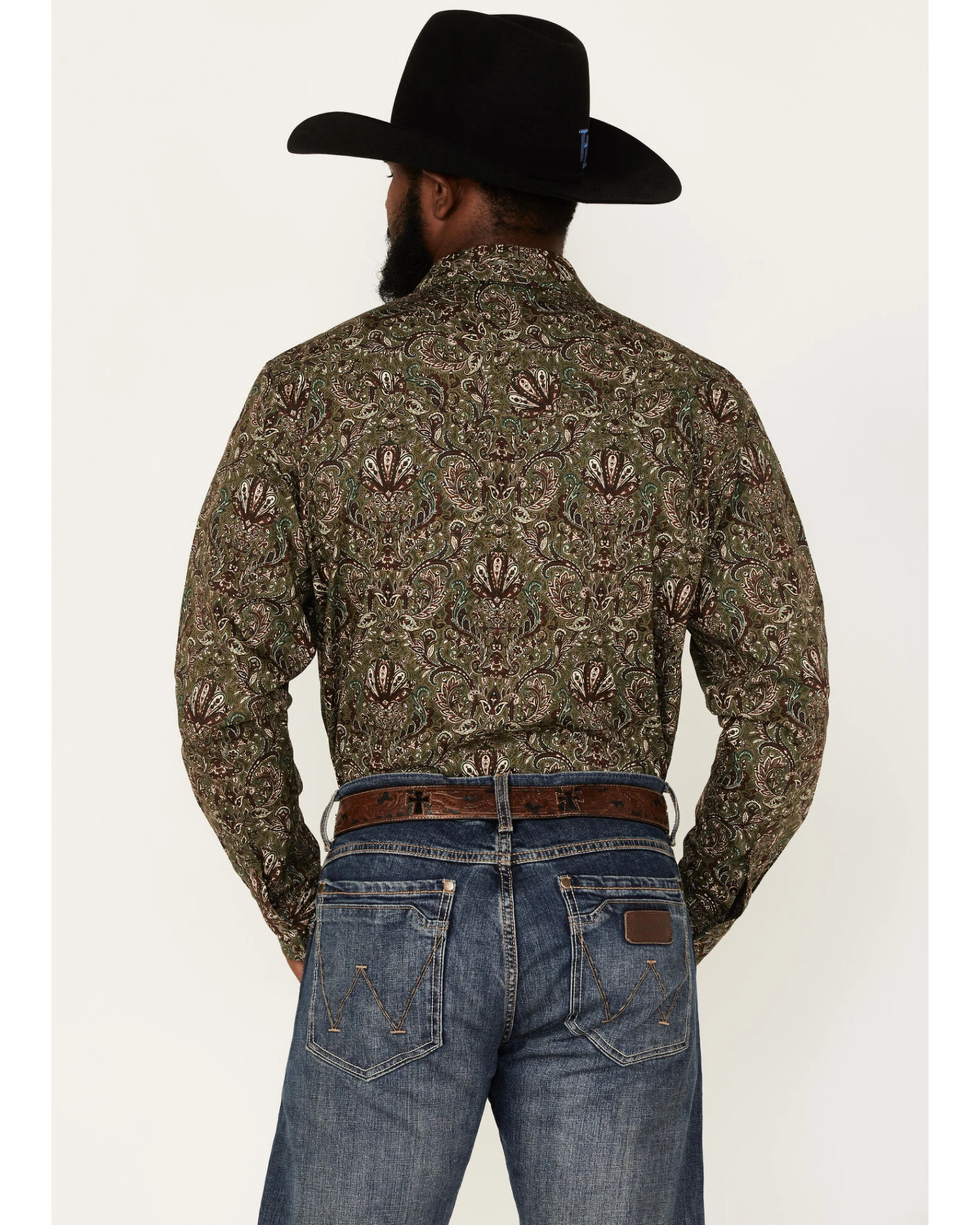 Cody James Men's Rio Sonora Paisley Print Long Sleeve Snap Western Shirt - Big &Â Tall - Image 4