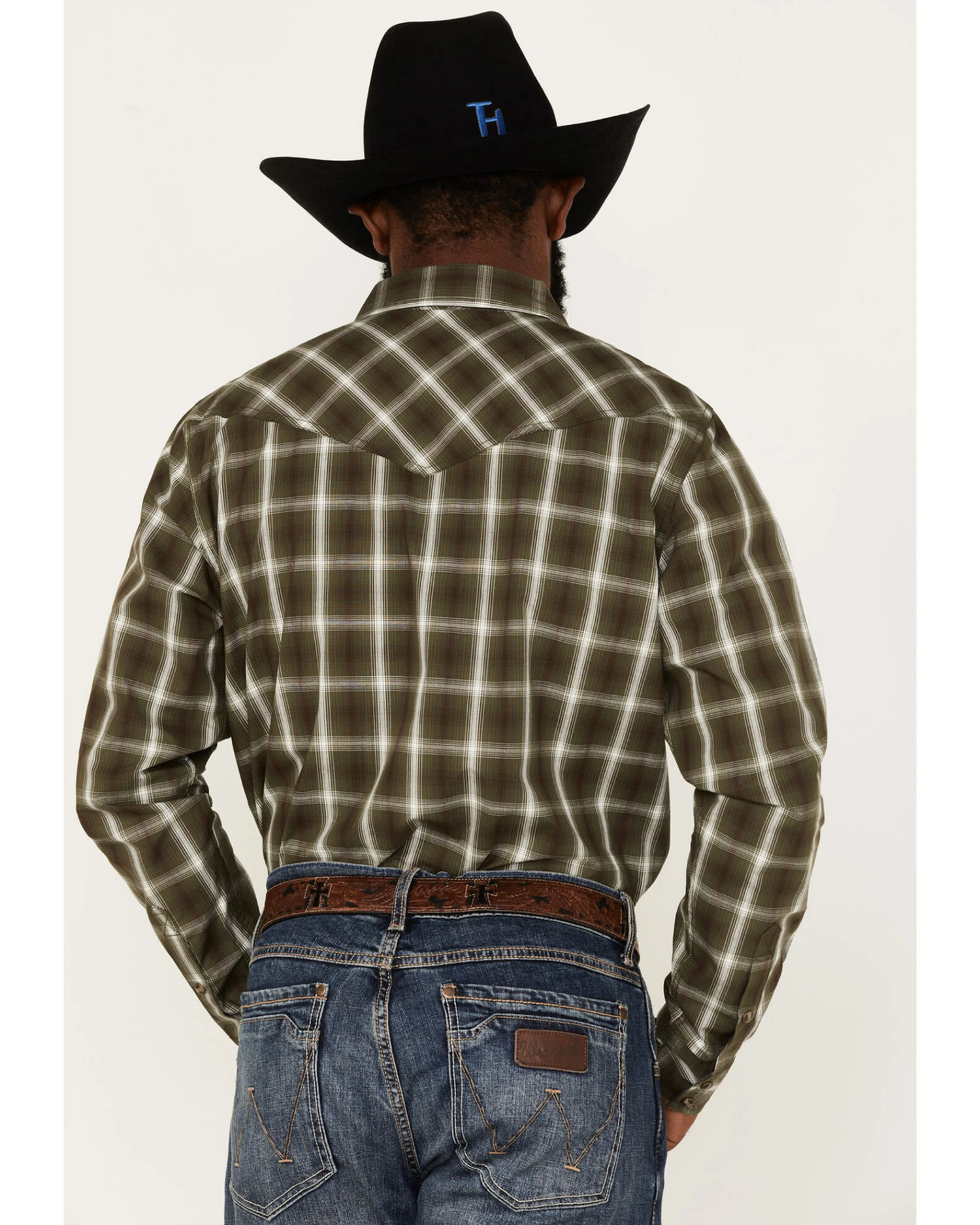 Cody James Men's Lost Trail Plaid Print Long Sleeve Snap Western Shirt - Big &Â Tall - Image 4