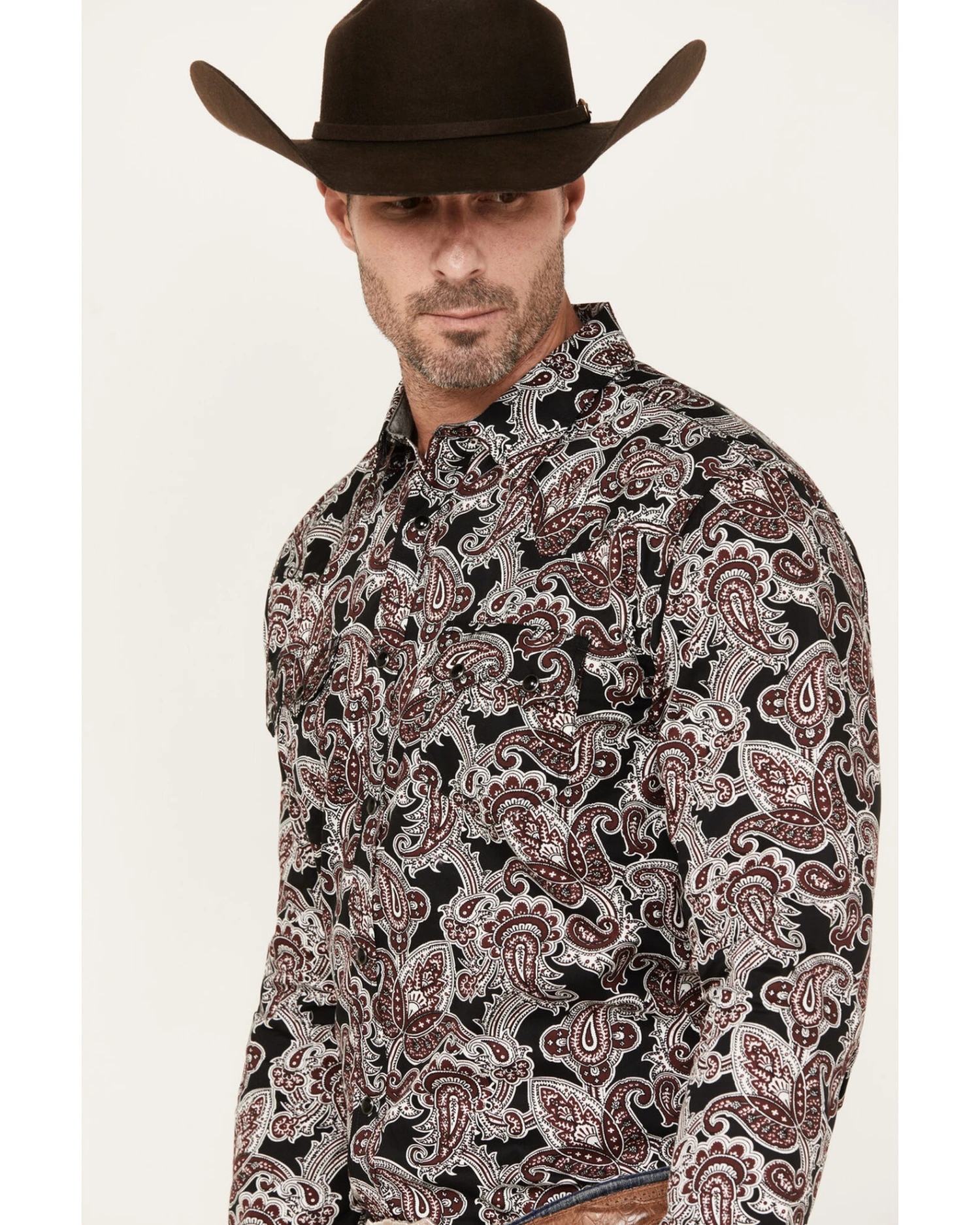 Cody James Men's Johnny Ringo Long Sleeve Snap Western Shirt - Image 2