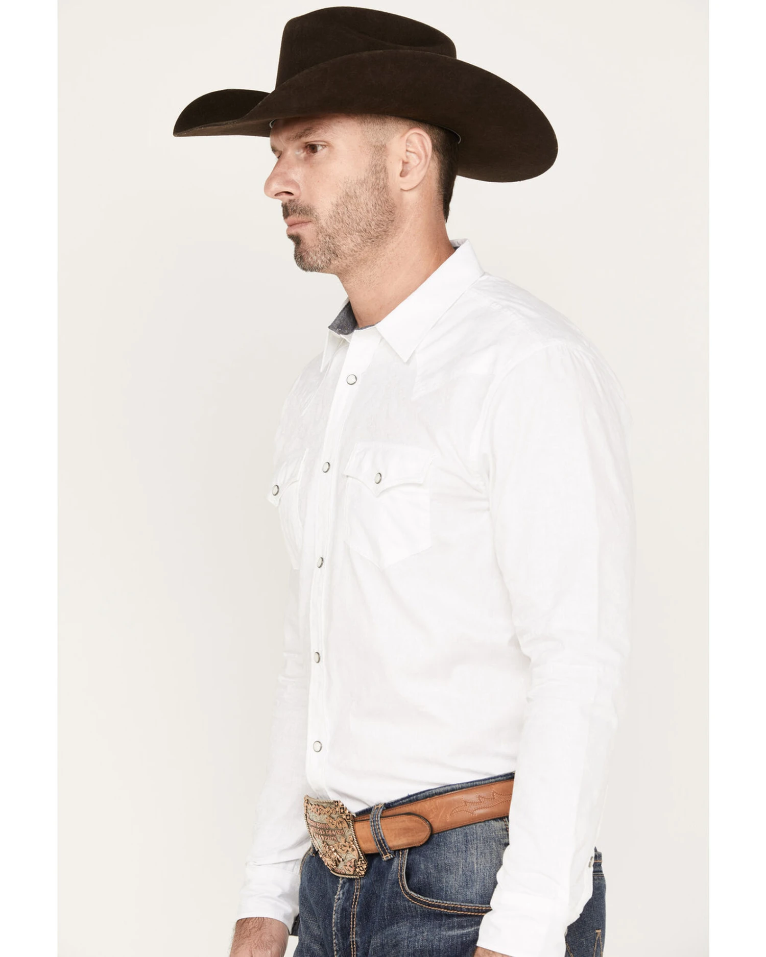 Cody James Men's Paisley Nation Tonal Long Sleeve Snap Western Shirt - Image 2