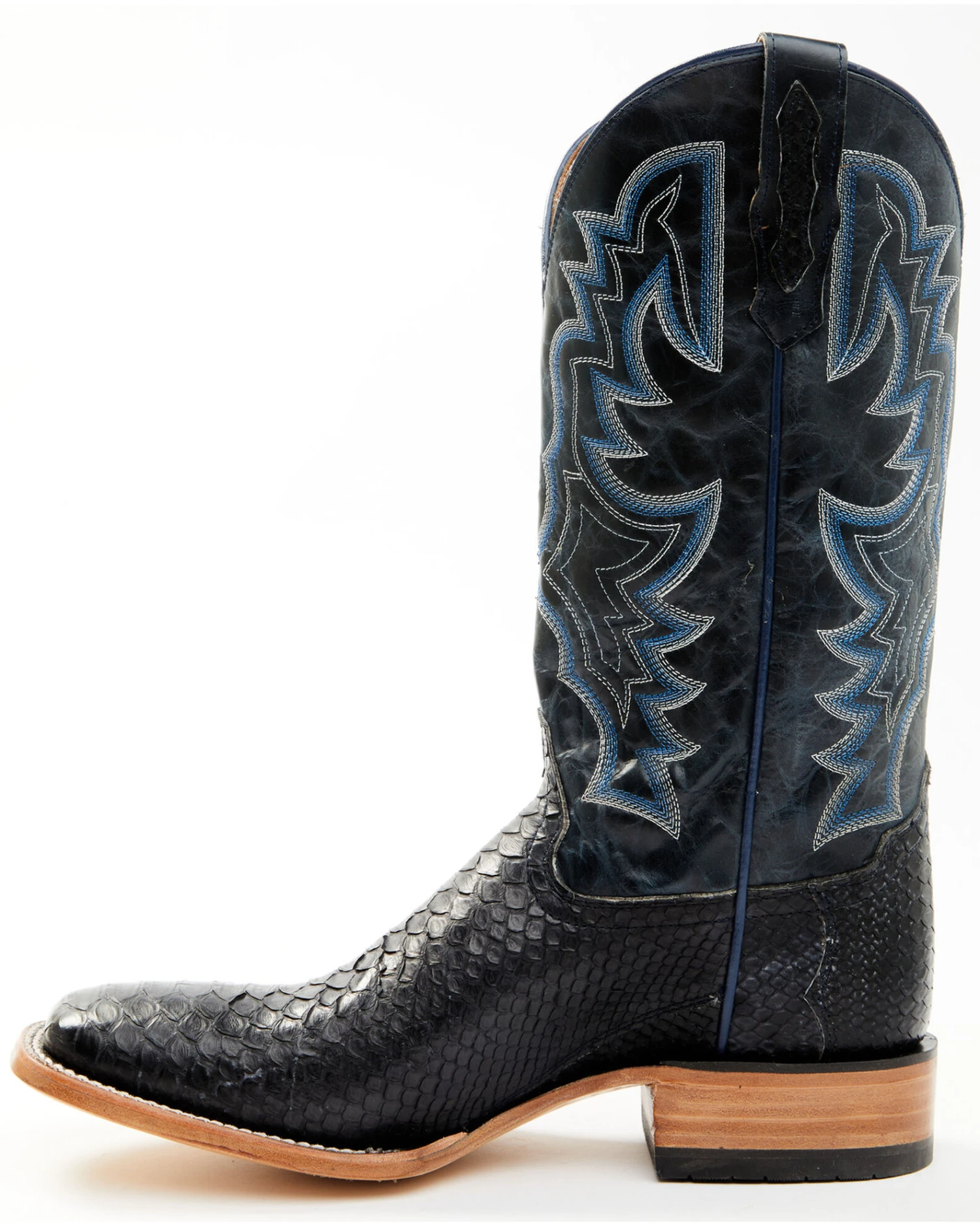 Cody James Men's Exotic Python Western Boots - Broad Square Toe - Image 3