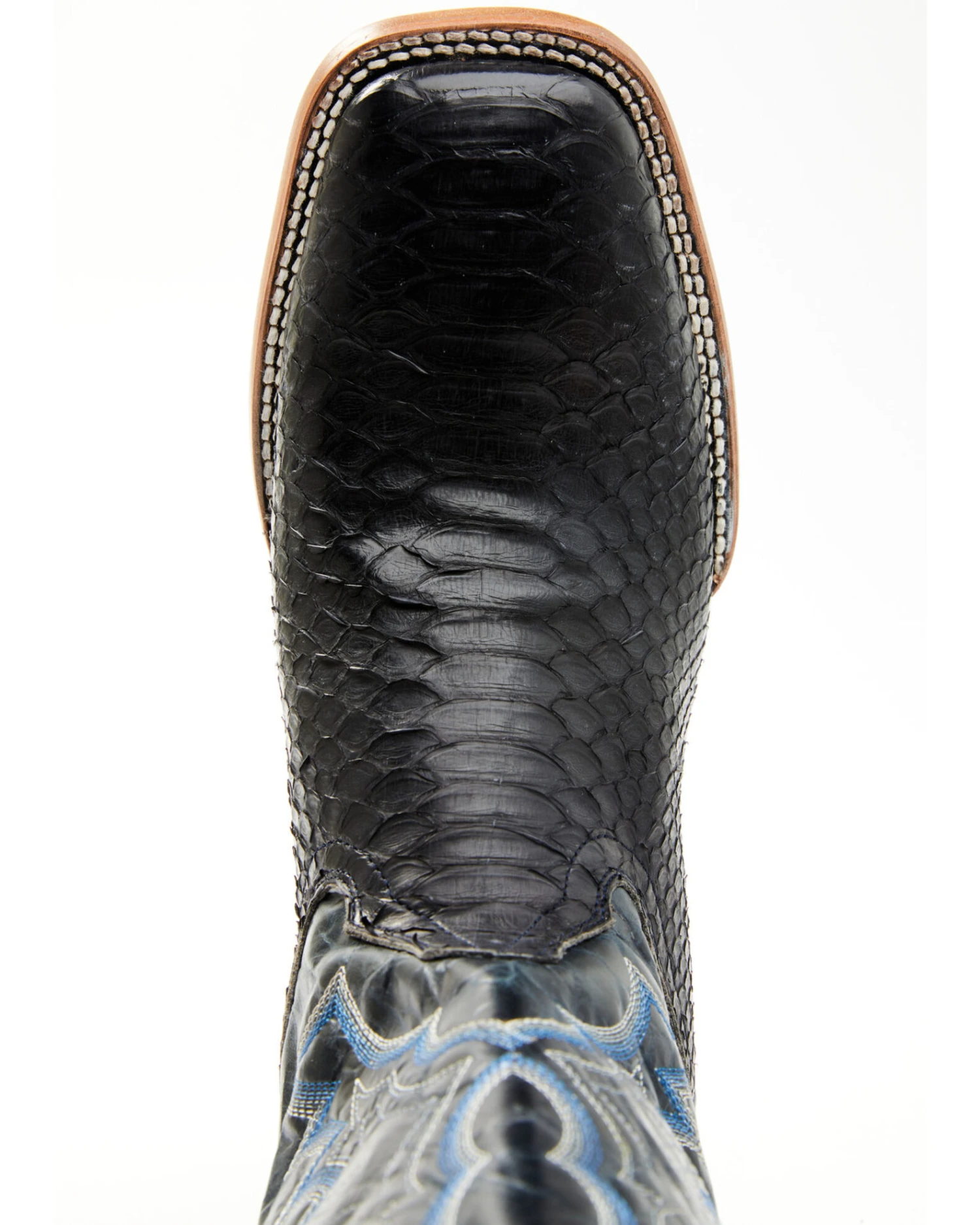 Cody James Men's Exotic Python Western Boots - Broad Square Toe - Image 7