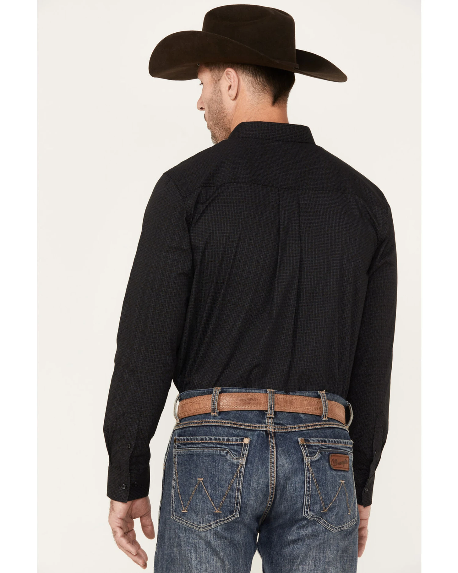 Cody James Men's Bedrock Solid Long Sleeve Stretch Button-Down Western Shirt - Image 4