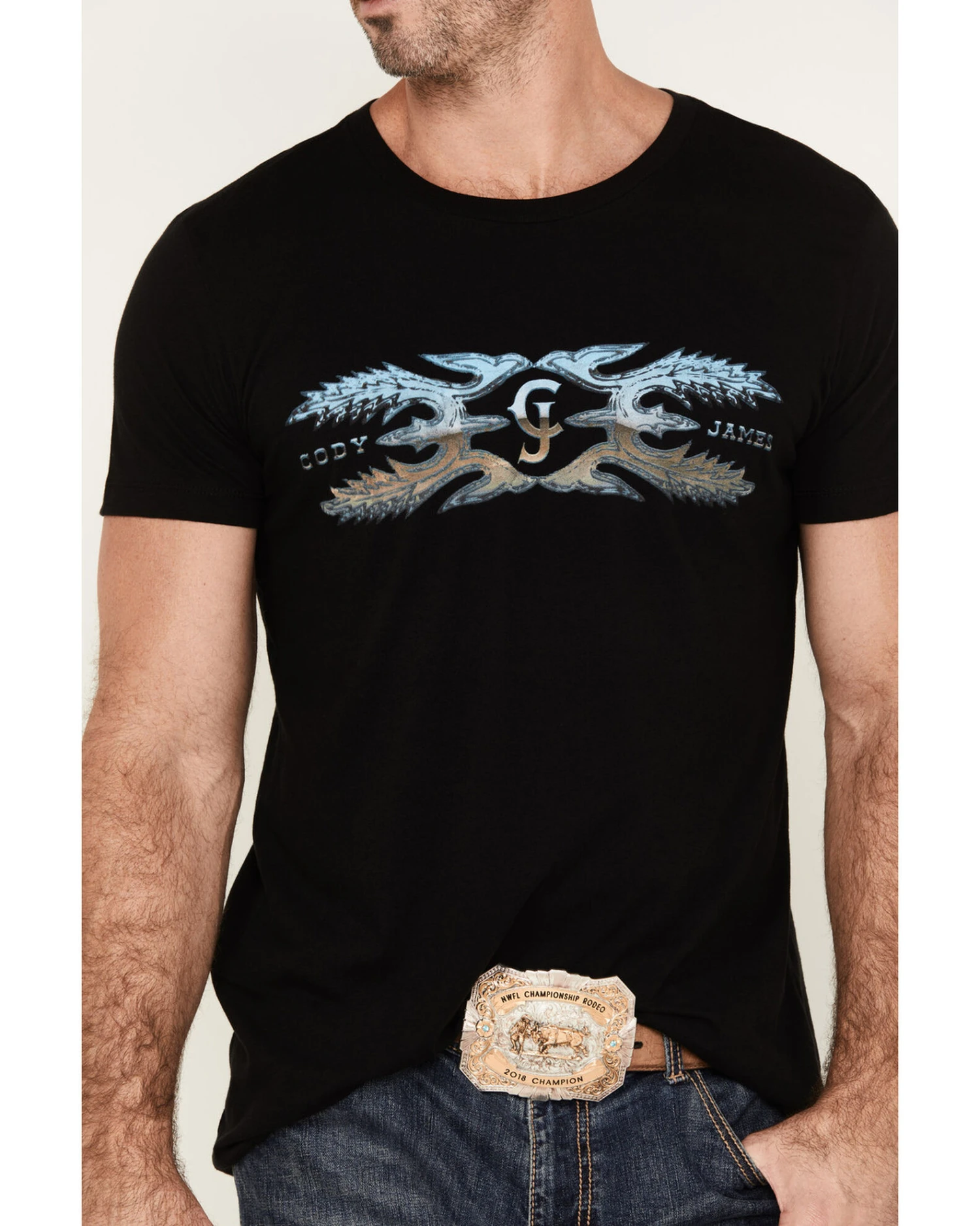 Cody James Men's Boot Stitch Short Sleeve Graphic T-Shirt - Image 3