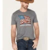 Cody James Men's Revolver Flag Short Sleeve Graphic T-Shirt