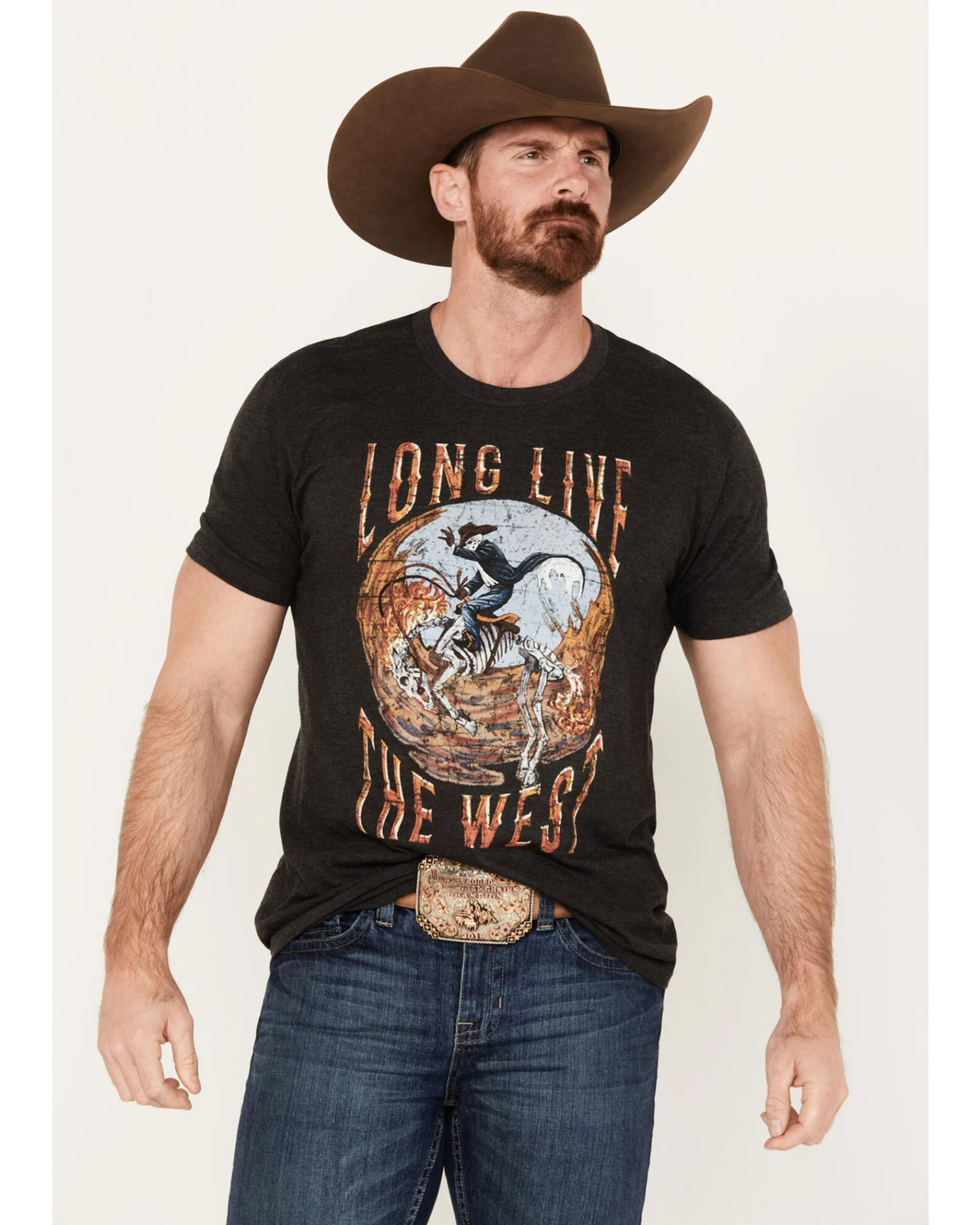Cody James Men's Long Live Short Sleeve Graphic T-Shirt