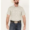 Cody James Men's Maya Striped Short Sleeve Western Snap Shirt