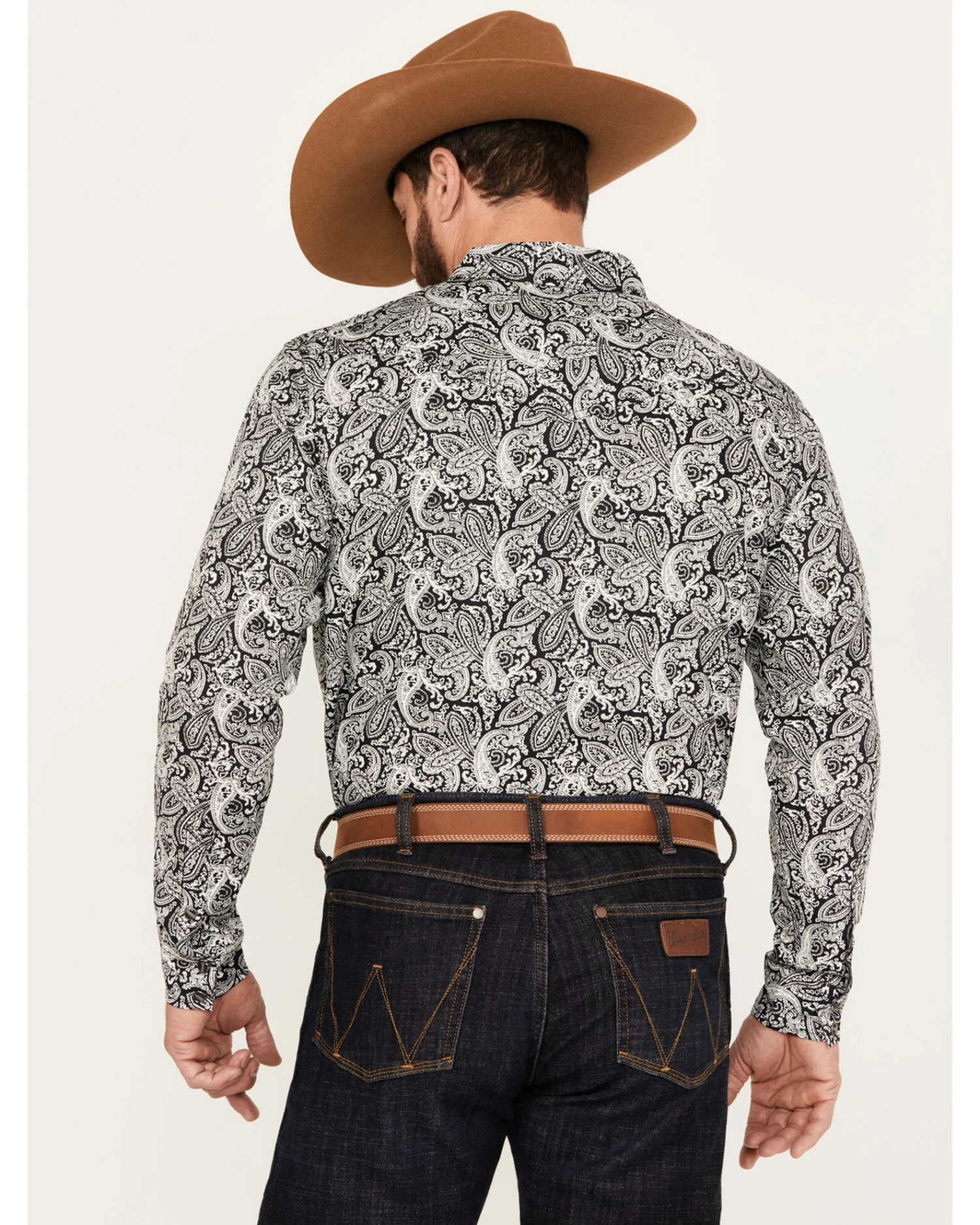 Cody James Men's Mamba Paisley Print Long Sleeve Western Snap Shirt - Image 4